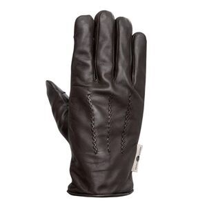 Pretty Green Mens Sheepskin 3 Point Stitch Glove / Brown